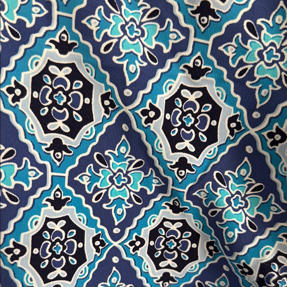 Blue And White Patterned Reversable Swimsuit By T… - image 5